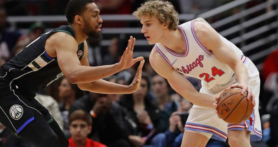 Lauri Markkanen in his rookie season with the Bulls