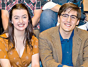 Rhiannon Palmer (left) played Trudy and  Sean Plotts was Max in a recent MCC production. 