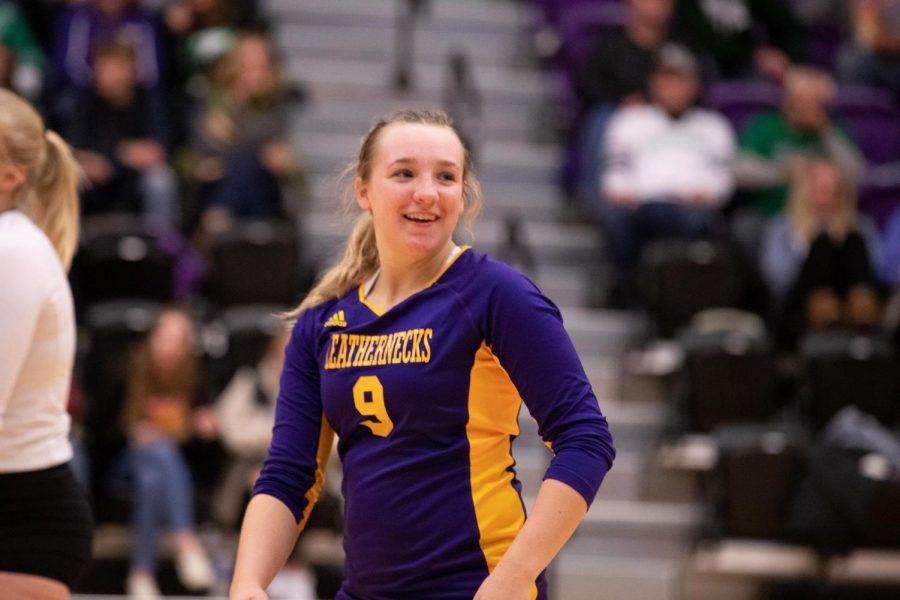 Gabby DePersio plays volleyball for Western Illinois University