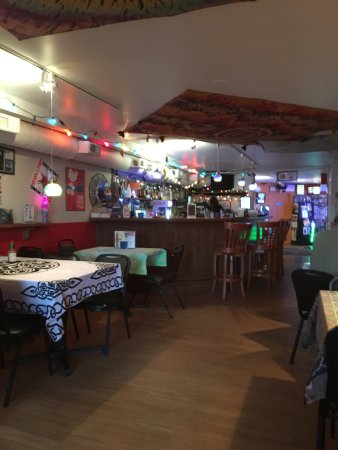 The Liquid Blues bar in Woodstock is a favorite for fans of music and the Sixties.