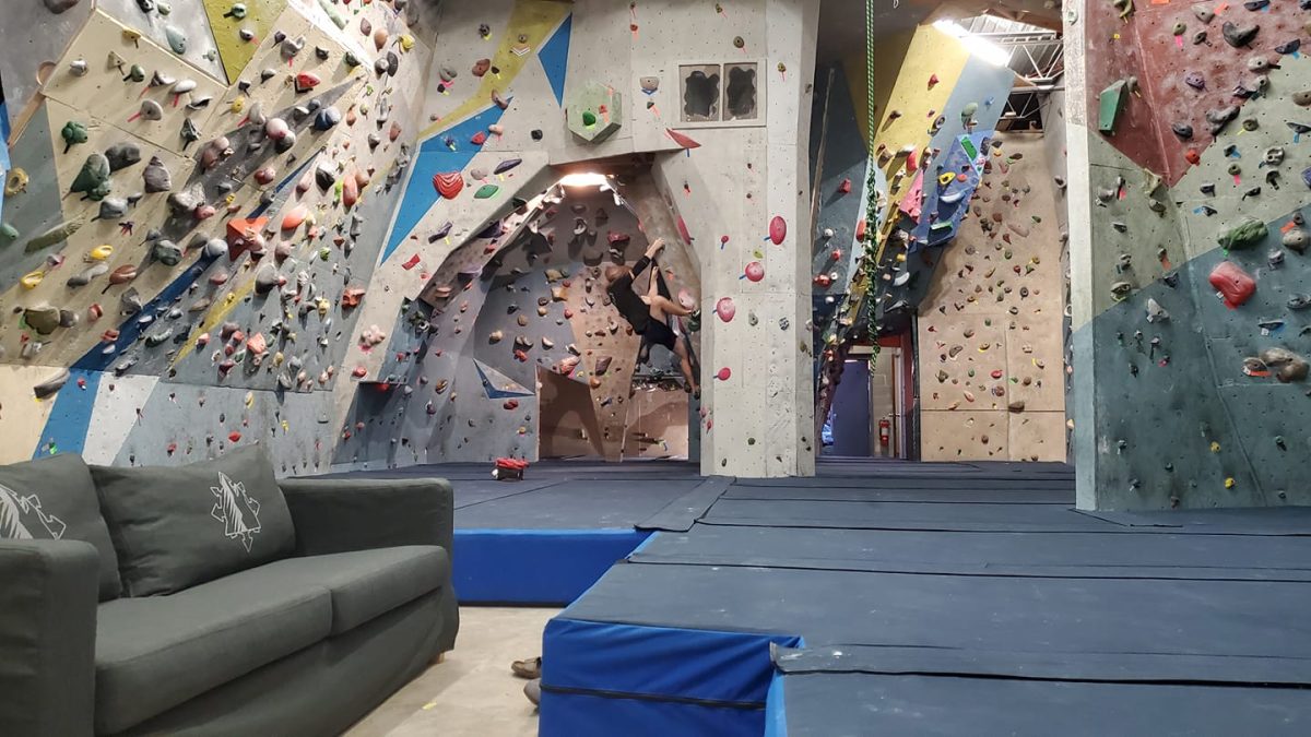 North Wall in Crystal Lake offers a chance to try bouldering